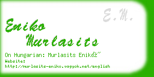 eniko murlasits business card